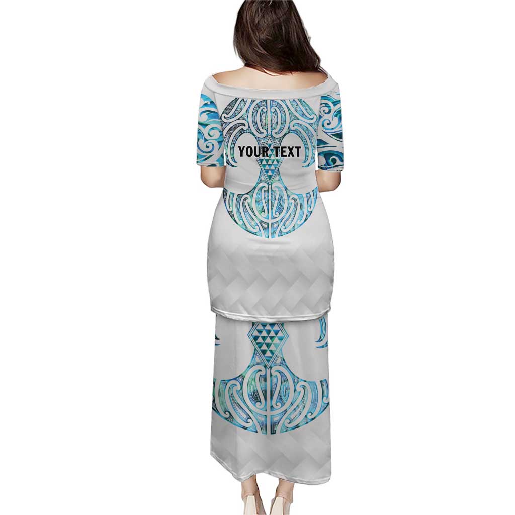 Queensland Maori Kiwi Personalised Puletasi Ma Kakariki Papua Shell Maori Tribal Tattoo LT9 - Polynesian Pride