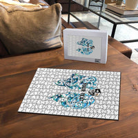 Queensland Maori Kiwi Personalised Puzzle Ma Kakariki Papua Shell Maori Tribal Tattoo LT9 - Polynesian Pride