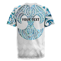 Queensland Maori Kiwi Personalised Rugby Jersey Ma Kakariki Papua Shell Maori Tribal Tattoo LT9 - Polynesian Pride