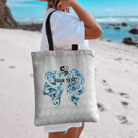 Queensland Maori Kiwi Personalised Tote Bag Ma Kakariki Papua Shell Maori Tribal Tattoo LT9 - Polynesian Pride