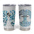 Queensland Maori Kiwi Personalised Tumbler Cup Ma Kakariki Papua Shell Maori Tribal Tattoo