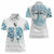 Queensland Maori Kiwi Personalised Women Polo Shirt Ma Kakariki Papua Shell Maori Tribal Tattoo