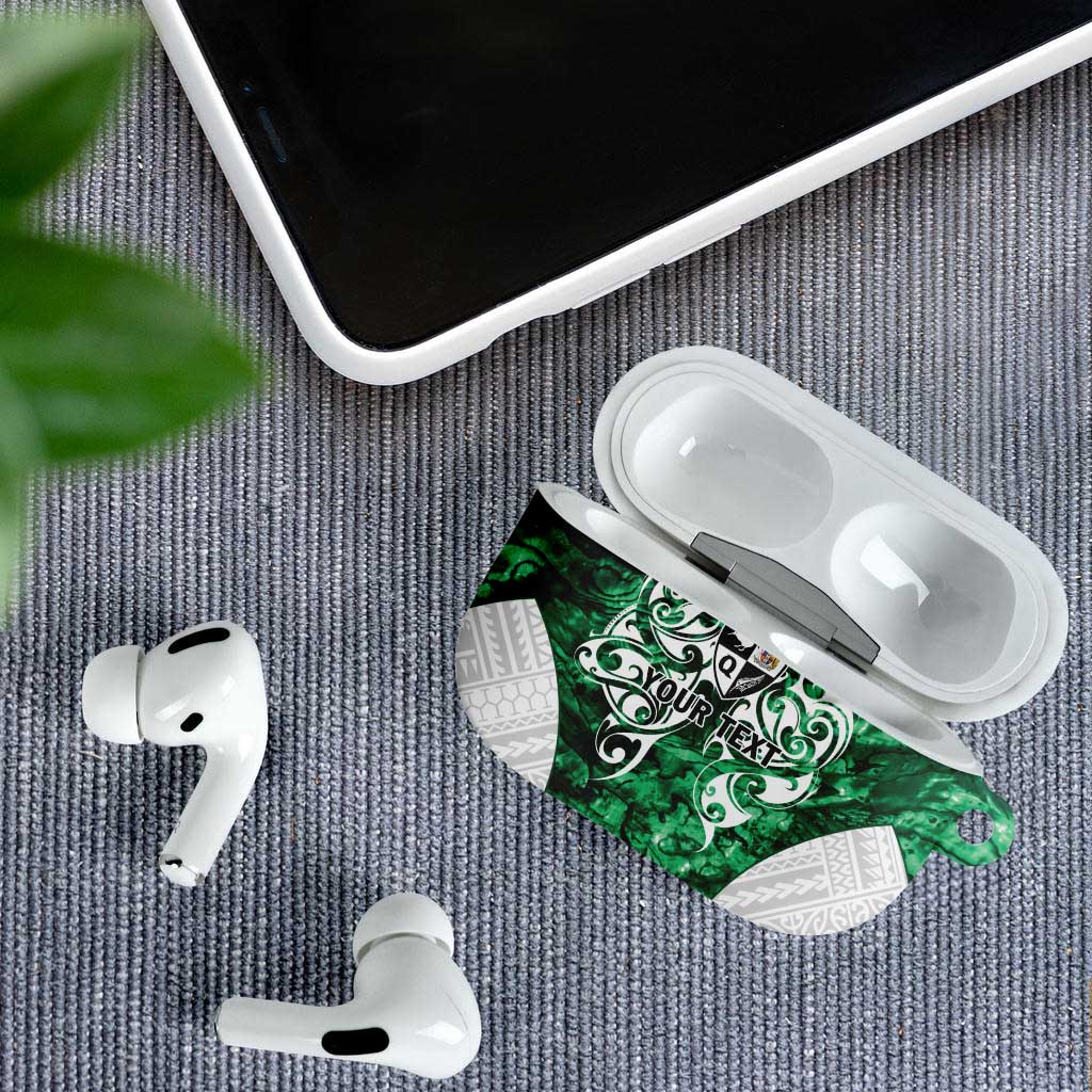 Queensland Maori Kiwi Personalised AirPods Case Kikirangi Papua Shell Maori Tribal Tattoo LT9 - Polynesian Pride