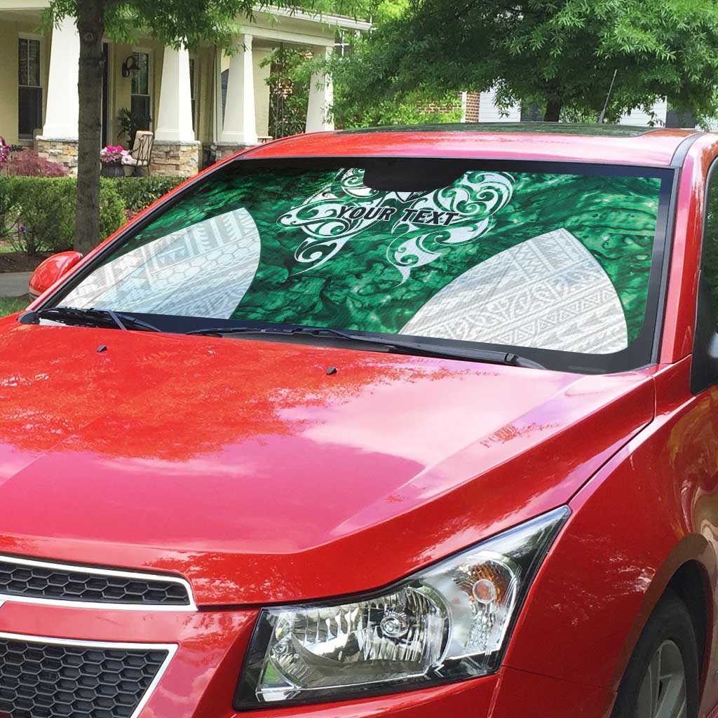 Queensland Maori Kiwi Personalised Auto Sun Shade Kikirangi Papua Shell Maori Tribal Tattoo LT9 - Polynesian Pride