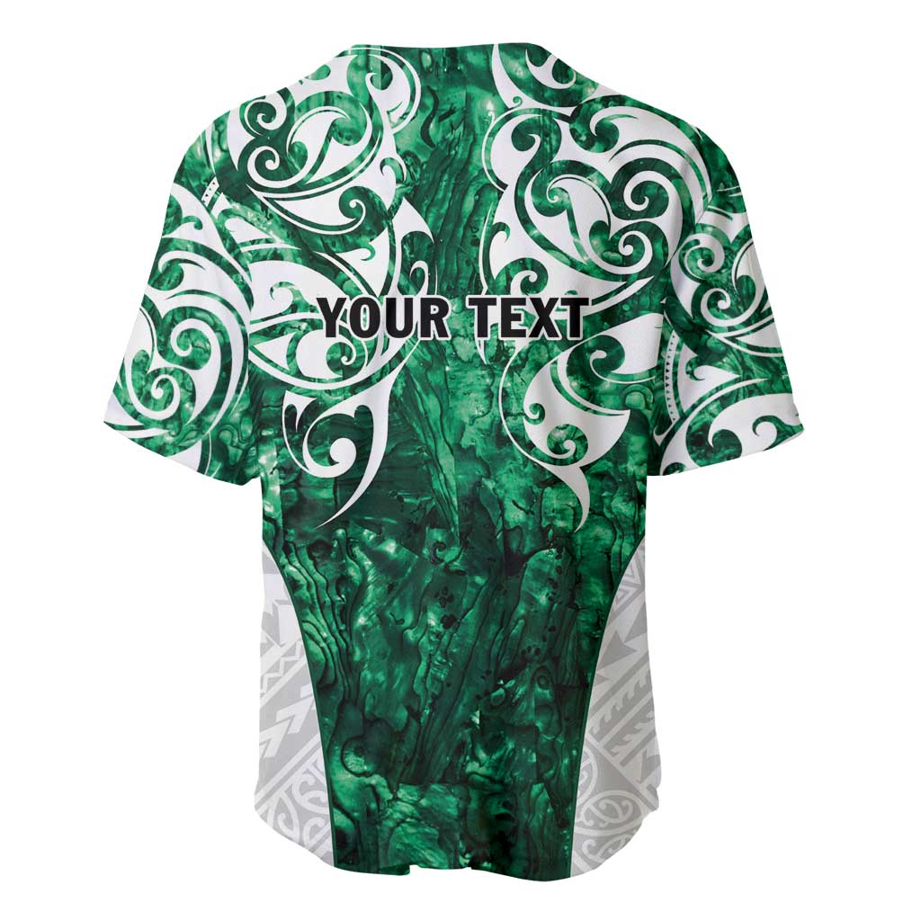 Queensland Maori Kiwi Personalised Baseball Jersey Kikirangi Papua Shell Maori Tribal Tattoo LT9 - Polynesian Pride