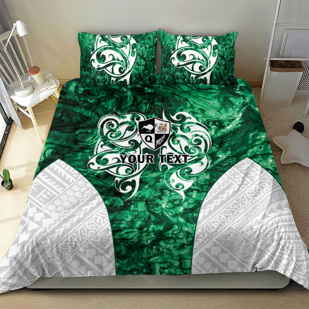 Queensland Maori Kiwi Personalised Bedding Set Kikirangi Papua Shell Maori Tribal Tattoo