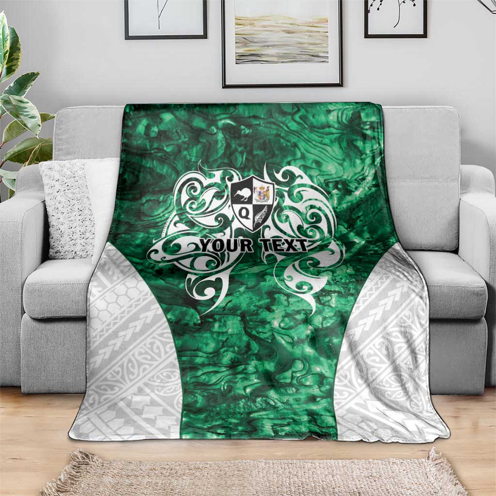 Queensland Maori Kiwi Personalised Blanket Kikirangi Papua Shell Maori Tribal Tattoo