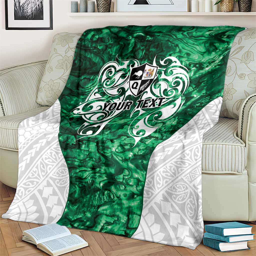 Queensland Maori Kiwi Personalised Blanket Kikirangi Papua Shell Maori Tribal Tattoo