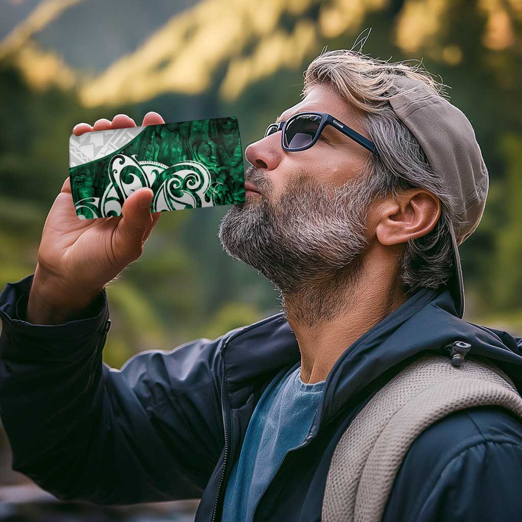 Queensland Maori Kiwi Personalised 4 in 1 Can Cooler Tumbler Kikirangi Papua Shell Maori Tribal Tattoo