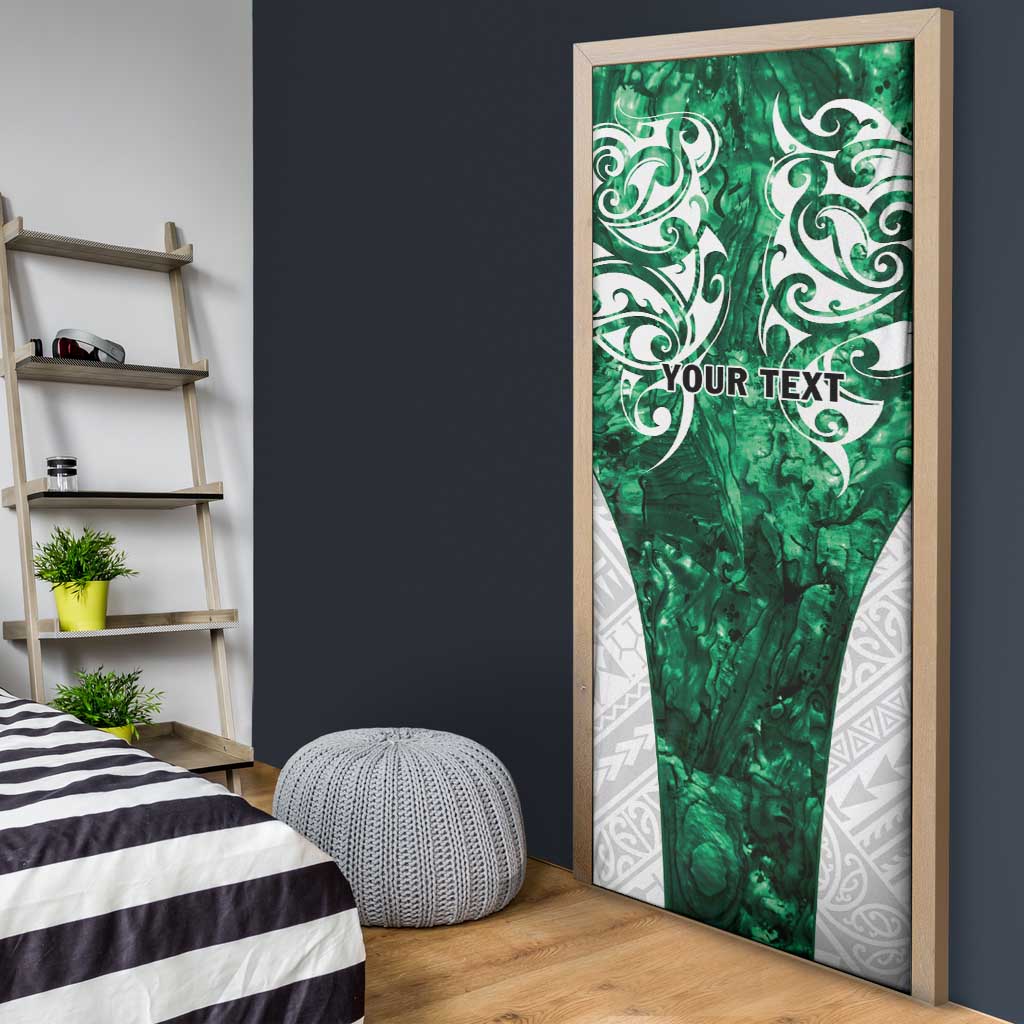 Queensland Maori Kiwi Personalised Door Cover Kikirangi Papua Shell Maori Tribal Tattoo LT9 - Polynesian Pride