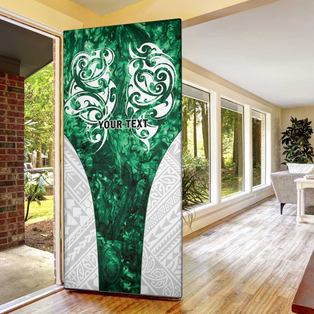 Queensland Maori Kiwi Personalised Door Cover Kikirangi Papua Shell Maori Tribal Tattoo LT9 - Polynesian Pride