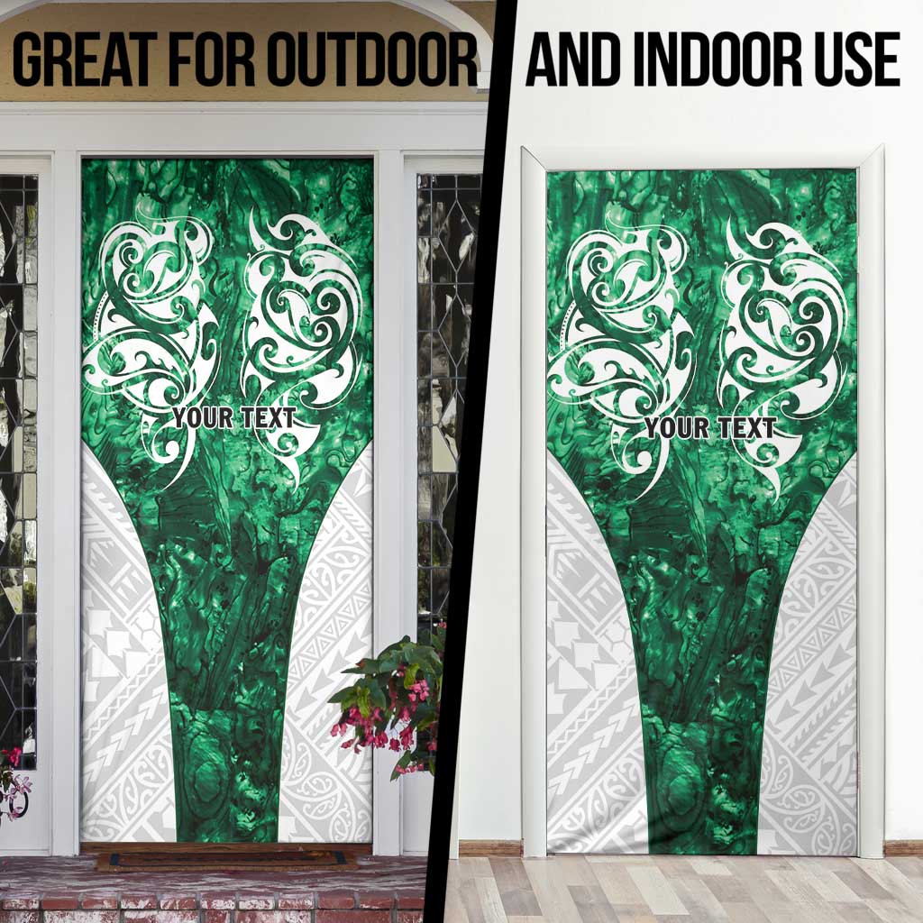 Queensland Maori Kiwi Personalised Door Cover Kikirangi Papua Shell Maori Tribal Tattoo LT9 - Polynesian Pride