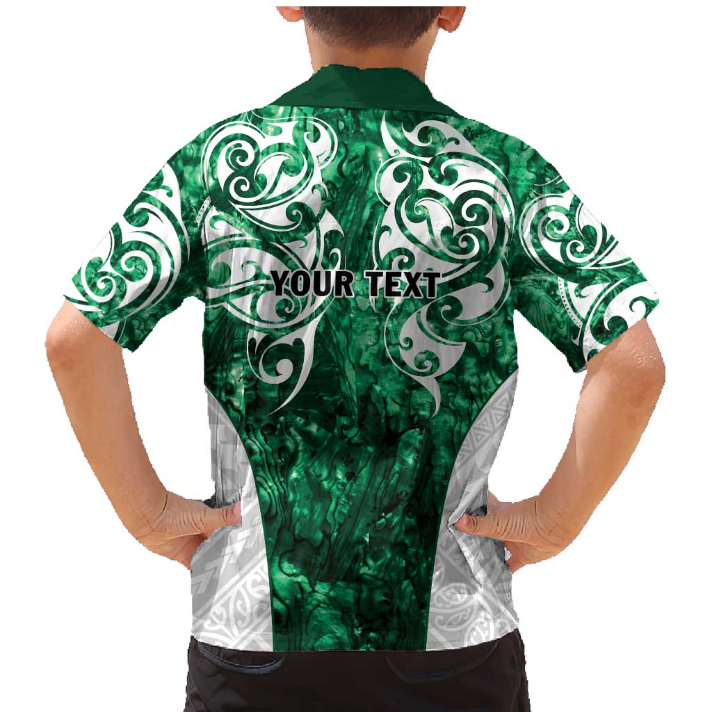 Queensland Maori Kiwi Personalised Family Matching Mermaid Dress and Hawaiian Shirt Kikirangi Papua Shell Maori Tribal Tattoo LT9 - Polynesian Pride