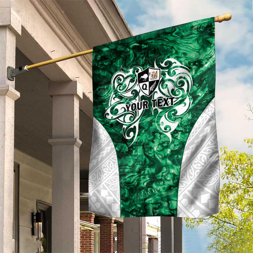 Queensland Maori Kiwi Personalised Garden Flag Kikirangi Papua Shell Maori Tribal Tattoo