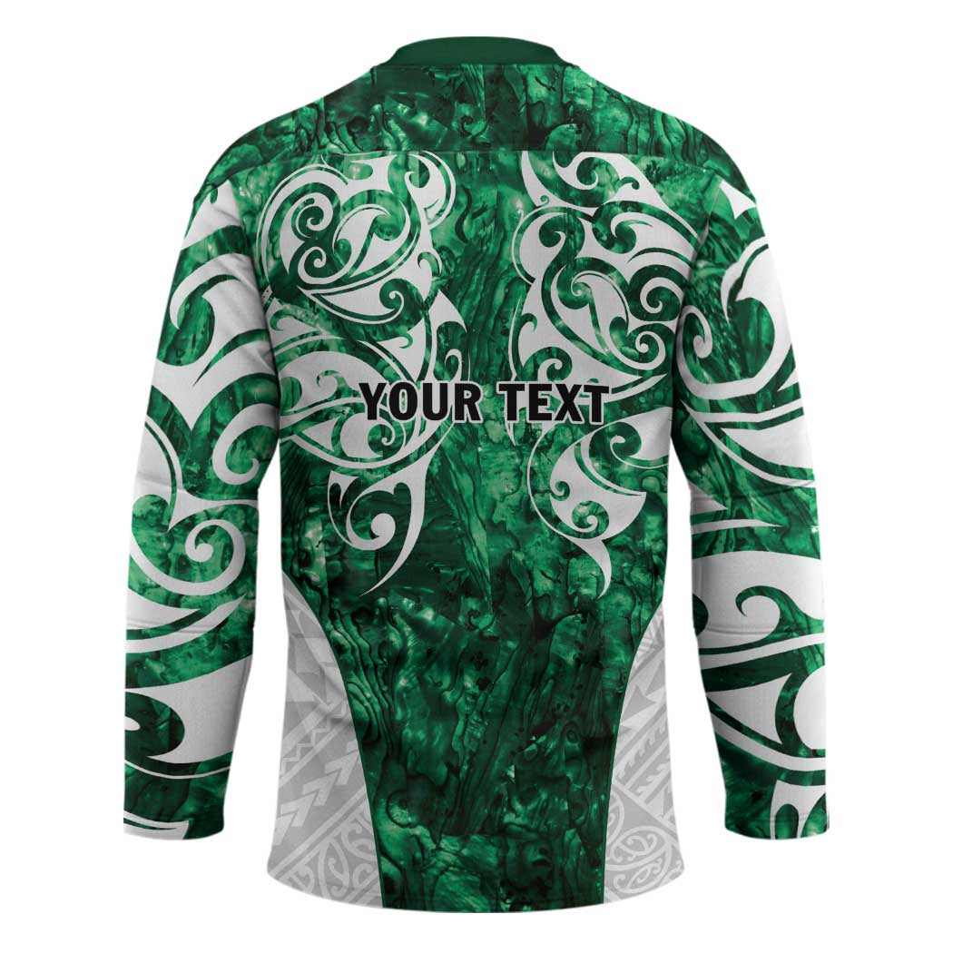 Queensland Maori Kiwi Personalised Hockey Jersey Kikirangi Papua Shell Maori Tribal Tattoo LT9 - Polynesian Pride