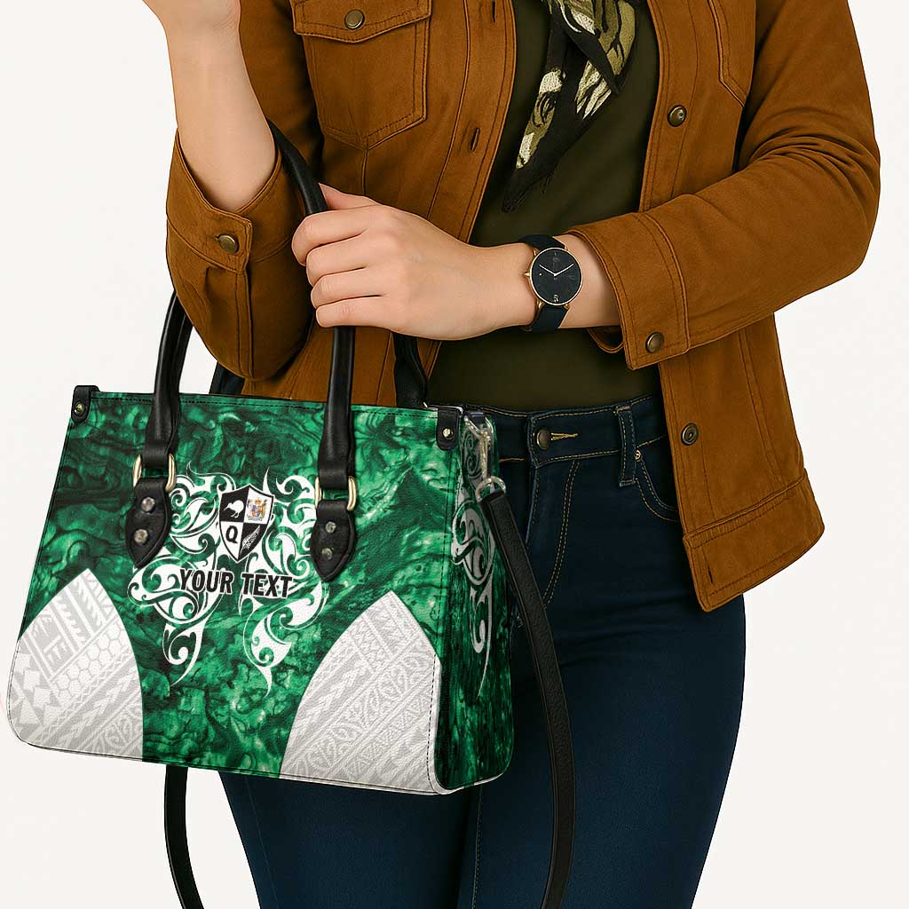Queensland Maori Kiwi Personalised Leather Bag Kikirangi Papua Shell Maori Tribal Tattoo LT9 - Polynesian Pride