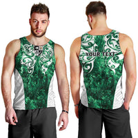 Queensland Maori Kiwi Personalised Men Tank Top Kikirangi Papua Shell Maori Tribal Tattoo LT9 - Polynesian Pride