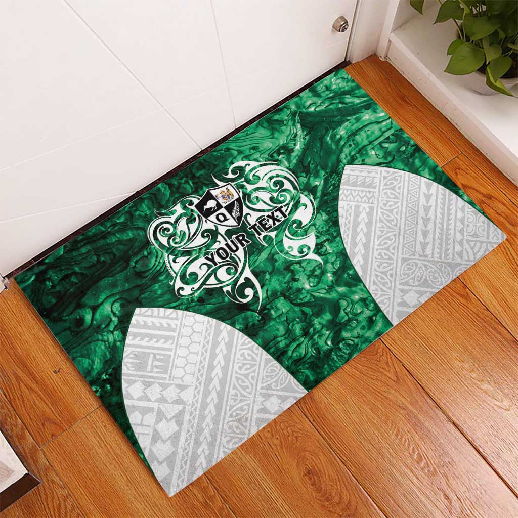 Queensland Maori Kiwi Personalised Rubber Doormat Kikirangi Papua Shell Maori Tribal Tattoo