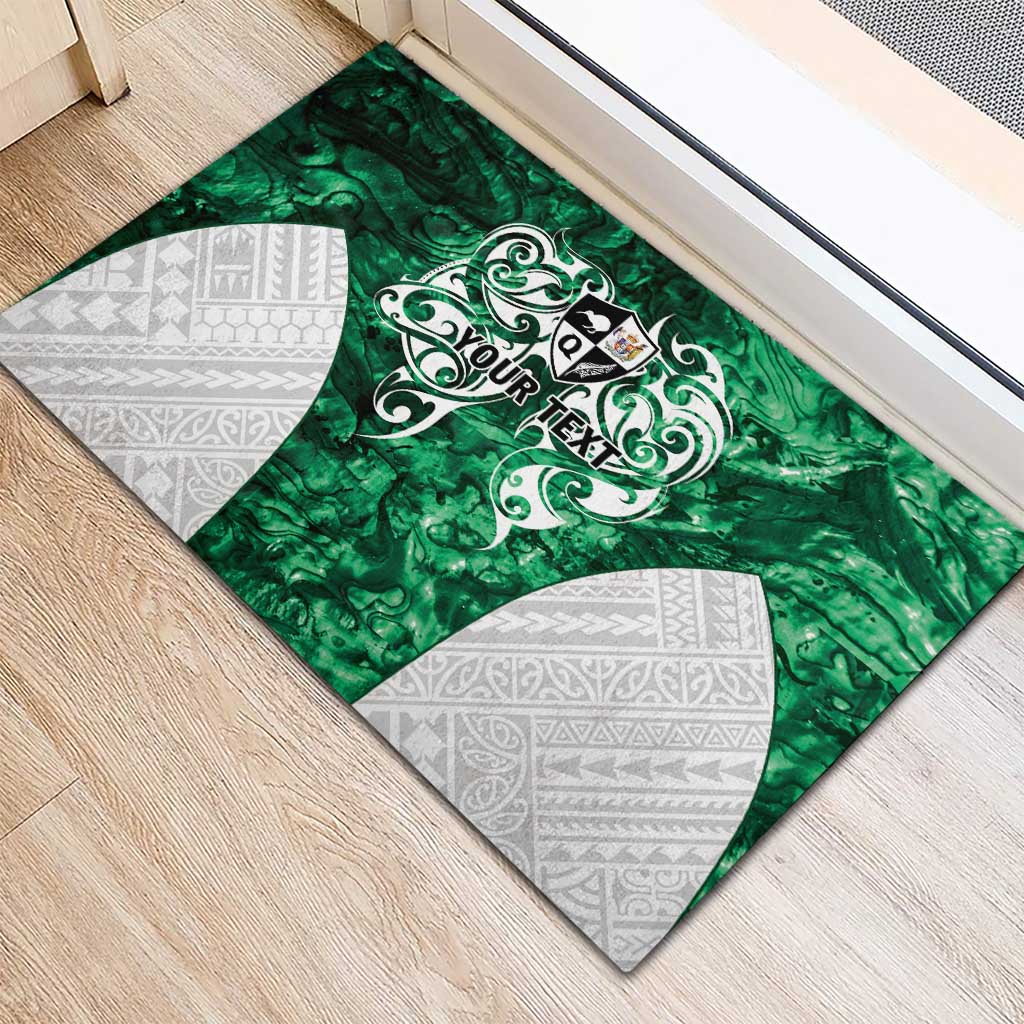Queensland Maori Kiwi Personalised Rubber Doormat Kikirangi Papua Shell Maori Tribal Tattoo