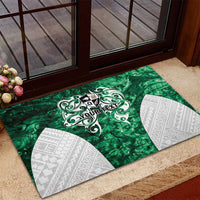 Queensland Maori Kiwi Personalised Rubber Doormat Kikirangi Papua Shell Maori Tribal Tattoo
