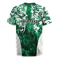 Queensland Maori Kiwi Personalised Rugby Jersey Kikirangi Papua Shell Maori Tribal Tattoo LT9 - Polynesian Pride