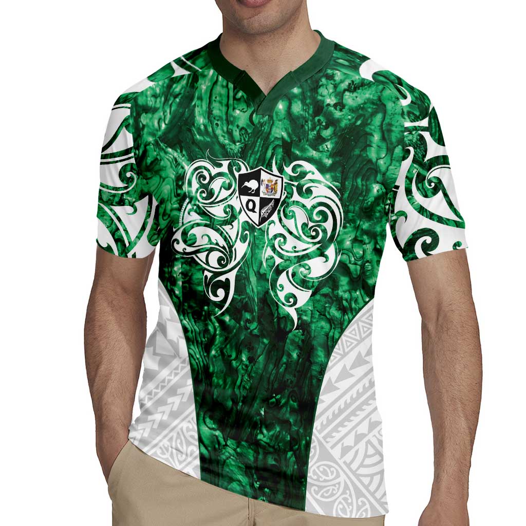 Queensland Maori Kiwi Personalised Rugby Jersey Kikirangi Papua Shell Maori Tribal Tattoo LT9 - Polynesian Pride