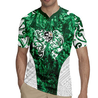 Queensland Maori Kiwi Personalised Rugby Jersey Kikirangi Papua Shell Maori Tribal Tattoo LT9 - Polynesian Pride