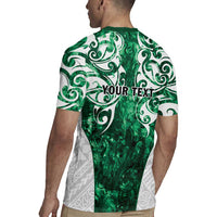 Queensland Maori Kiwi Personalised Rugby Jersey Kikirangi Papua Shell Maori Tribal Tattoo LT9 - Polynesian Pride
