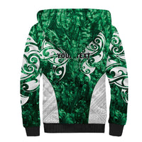 Queensland Maori Kiwi Personalised Sherpa Hoodie Kikirangi Papua Shell Maori Tribal Tattoo LT9 - Polynesian Pride