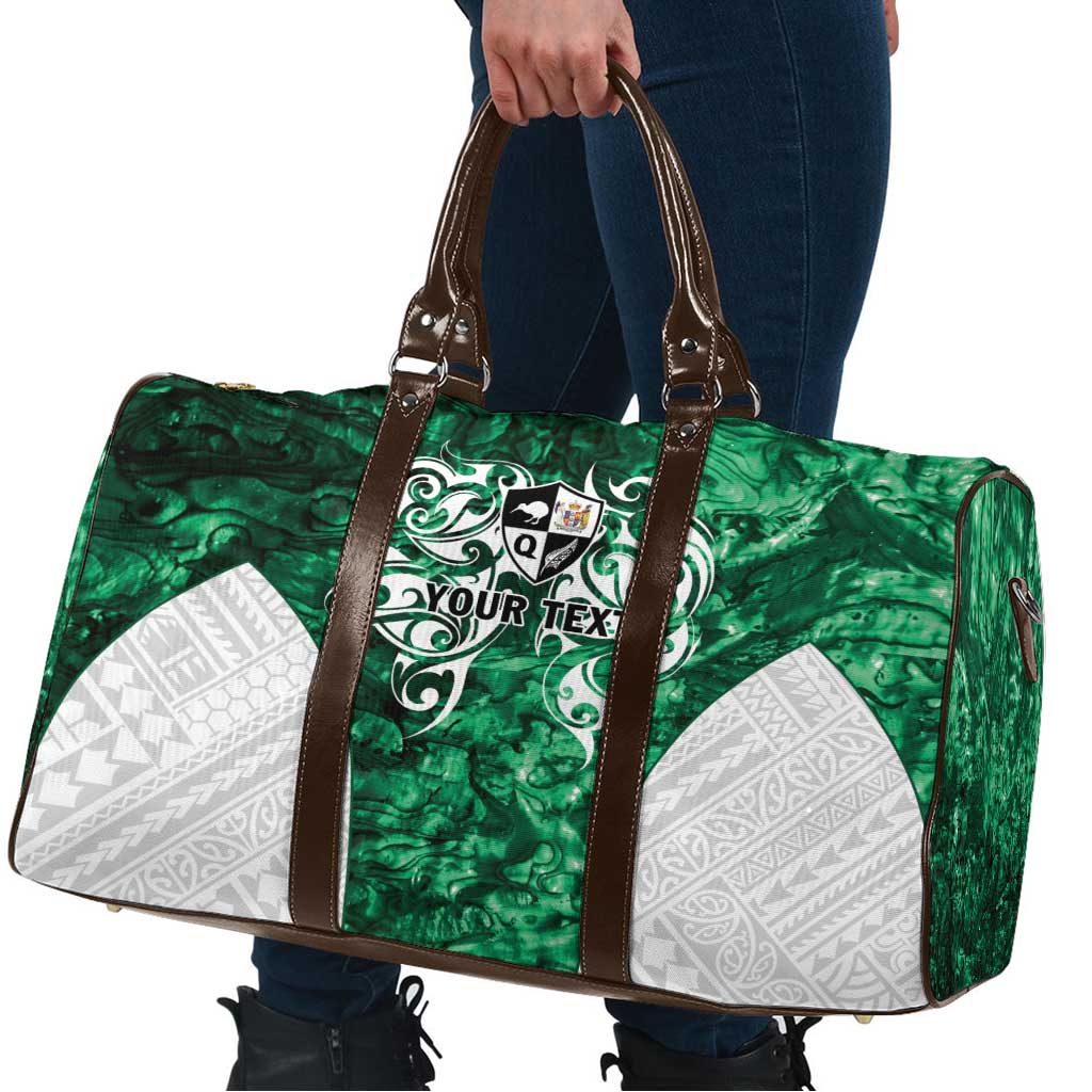 Queensland Maori Kiwi Personalised Travel Bag Kikirangi Papua Shell Maori Tribal Tattoo LT9 - Polynesian Pride
