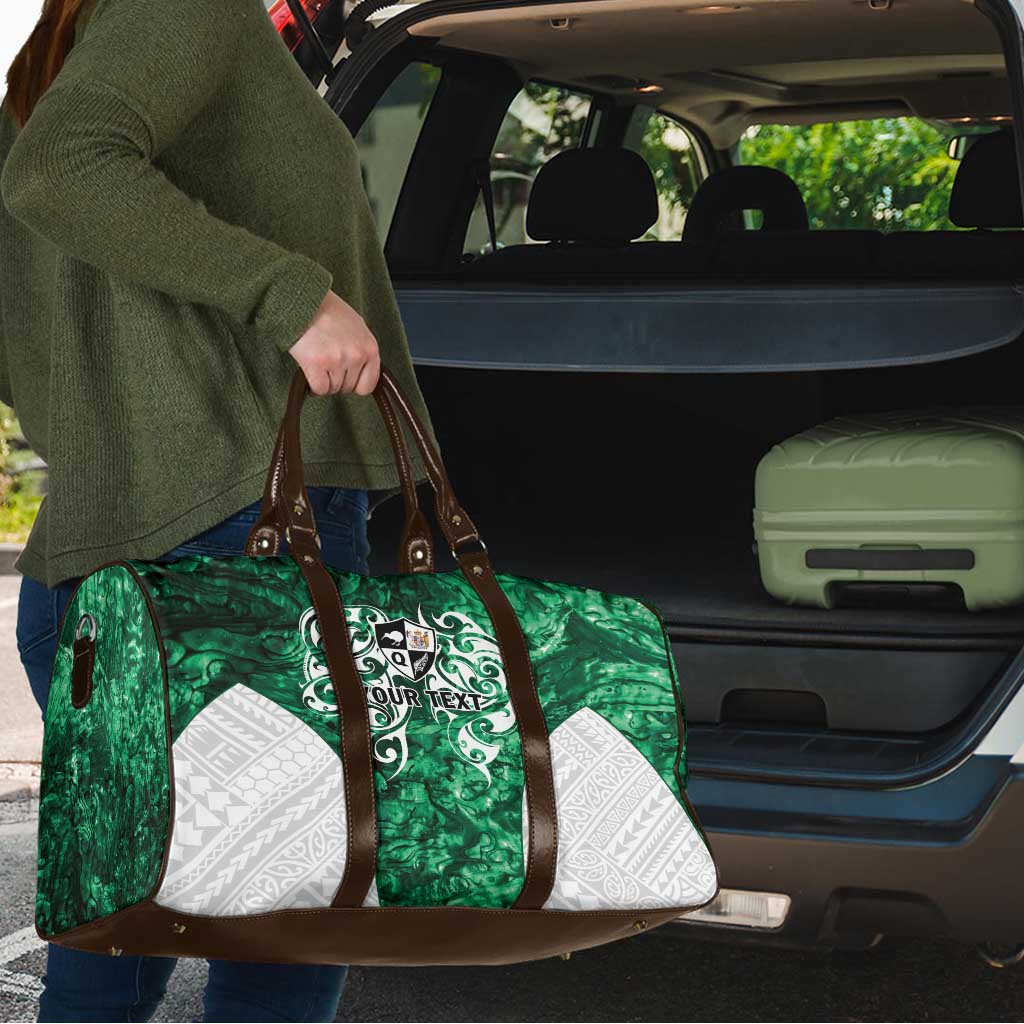 Queensland Maori Kiwi Personalised Travel Bag Kikirangi Papua Shell Maori Tribal Tattoo LT9 - Polynesian Pride