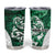 Queensland Maori Kiwi Personalised Tumbler Cup Kikirangi Papua Shell Maori Tribal Tattoo