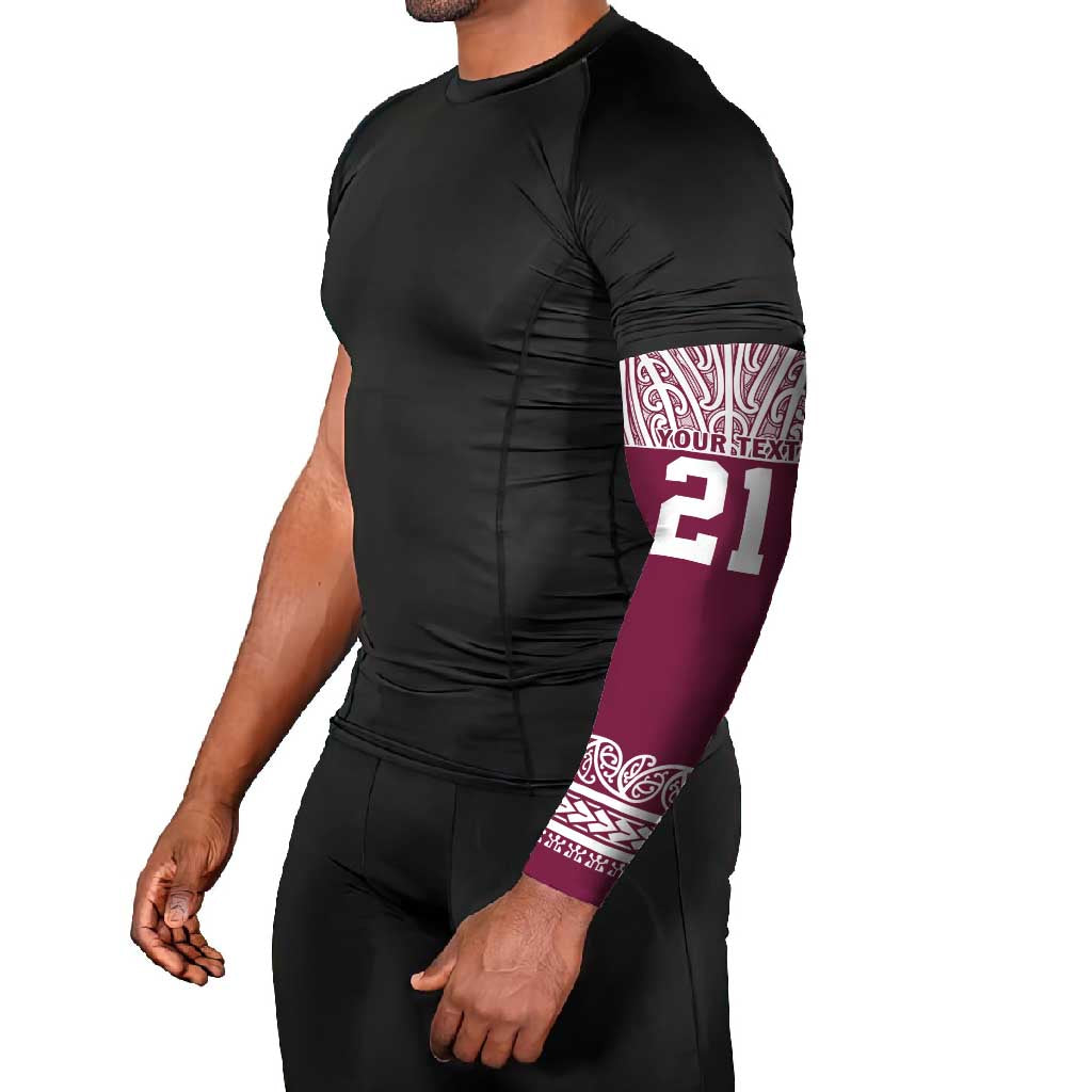 Queensland Maori Nga Hau E Wha Custom Arm Sleeves Polynesian Maori Tribal Pattern - Polynesian Pride
