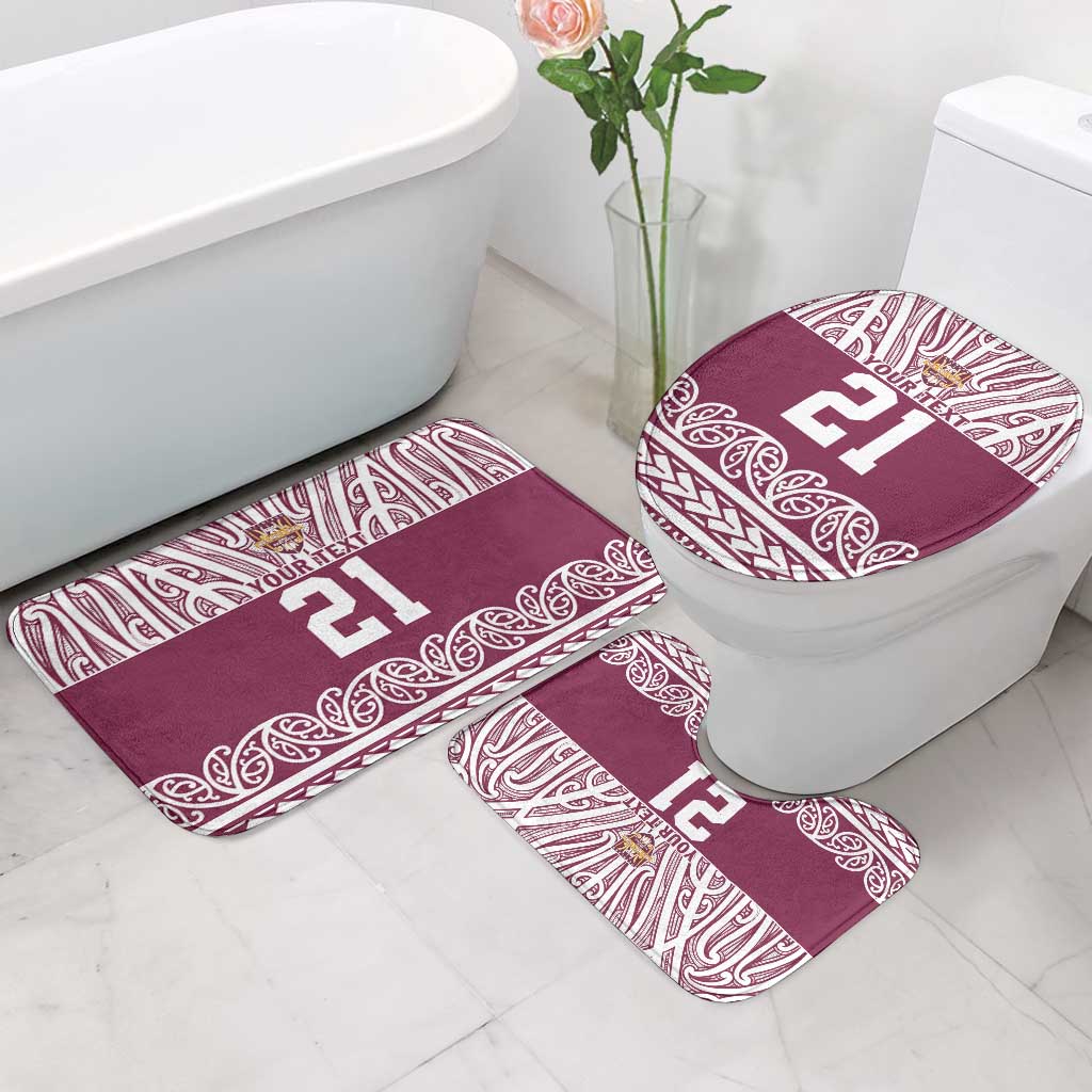Queensland Maori Nga Hau E Wha Custom Bathroom Set Polynesian Maori Tribal Pattern LT9 - Polynesian Pride