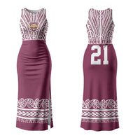 Queensland Maori Nga Hau E Wha Custom Couples Matching Tank Maxi Dress and Hawaiian Shirt Polynesian Maori Tribal Pattern LT9