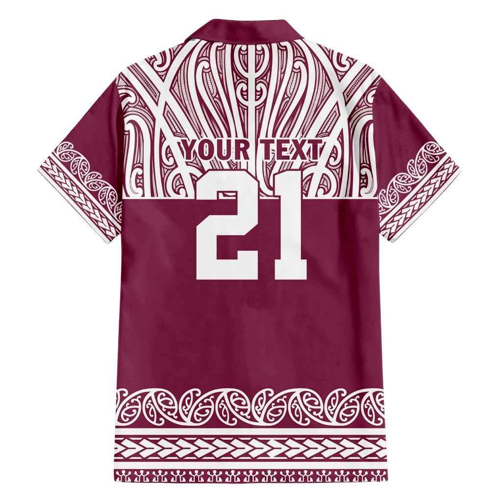 Queensland Maori Nga Hau E Wha Custom Family Matching Off Shoulder Short Dress and Hawaiian Shirt Polynesian Maori Tribal Pattern LT9 - Polynesian Pride