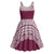Queensland Maori Nga Hau E Wha Custom Midi Dress Polynesian Maori Tribal Pattern - Polynesian Pride