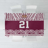 Queensland Maori Nga Hau E Wha Custom Tablecloth Polynesian Maori Tribal Pattern