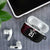 Queensland Papua New Guinea Custom AirPods Case All Black Pacific PNG Tribal Style - Polynesian Pride