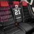 Queensland Papua New Guinea Custom Back Car Seat Cover All Black Pacific PNG Tribal Style