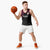 Queensland Papua New Guinea Custom Basketball Jersey All Black Pacific PNG Tribal Style - Polynesian Pride