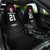 Queensland Papua New Guinea Custom Car Seat Cover All Black Pacific PNG Tribal Style