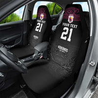 Queensland Papua New Guinea Custom Car Seat Cover All Black Pacific PNG Tribal Style LT9 - Polynesian Pride