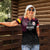 Queensland Papua New Guinea Custom Women Polo Shirt All Black Pacific PNG Tribal Style