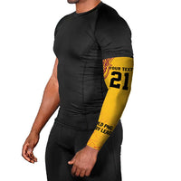 Queensland Papua New Guinea Custom Arm Sleeves All Gold Pacific PNG Tribal Style LT9 - Polynesian Pride