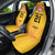 Queensland Papua New Guinea Custom Car Seat Cover All Gold Pacific PNG Tribal Style
