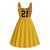Queensland Papua New Guinea Custom Midi Dress All Gold Pacific PNG Tribal Style - Polynesian Pride