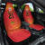 Queensland Papua New Guinea Custom Car Seat Cover All Red Pacific PNG Tribal Style