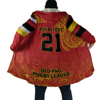 Queensland Papua New Guinea Custom Cloak All Red Pacific PNG Tribal Style - Polynesian Pride