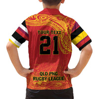 Queensland Papua New Guinea Custom Hawaiian Shirt All Red Pacific PNG Tribal Style LT9 - Polynesian Pride